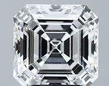 Lab-Grown 4.33 Carat Asscher Cut Diamond color E Clarity VVS2 With GIA Certificate, precious stones, engagement diamonds