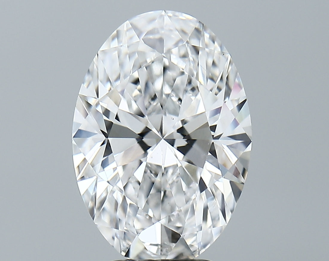 Lab-Grown 4.04 Carat Oval Shape Diamond color D Clarity VVS2 With GIA Certificate, precious stones, engagement diamonds