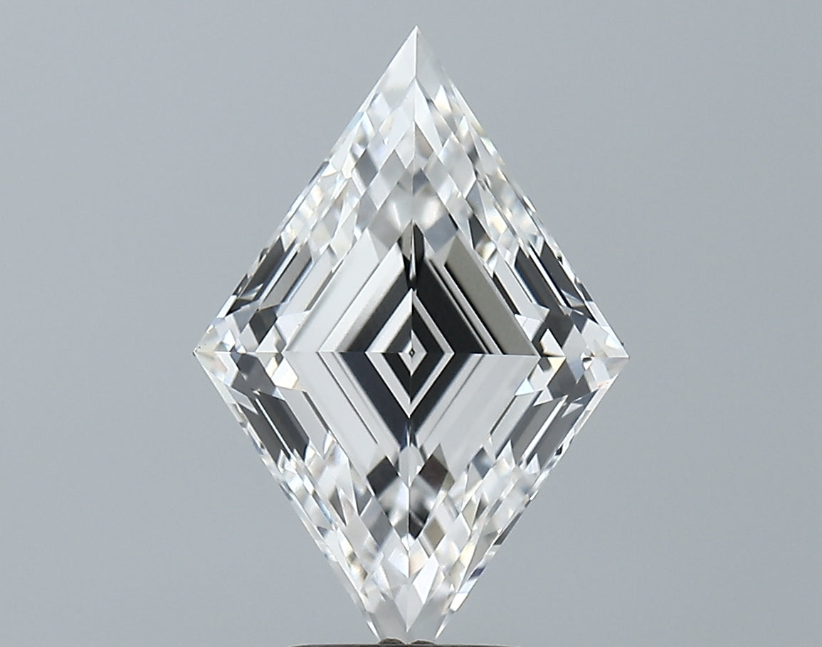 Lab-Grown 3.08 Carat Lozenge Step Cut Diamond color F Clarity VVS2 With GIA Certificate, precious stones, engagement diamonds