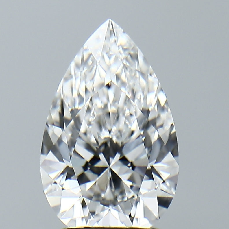 Lab-Grown 2.15 Carat Pear Shape Diamond color E Clarity VVS2, precious stones, engagement diamonds