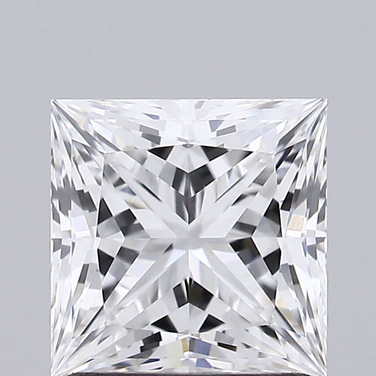 Lab-Grown 1.64 Carat Princess Cut Diamond color F Clarity VS1 With GIA Certificate, precious stones, engagement diamonds