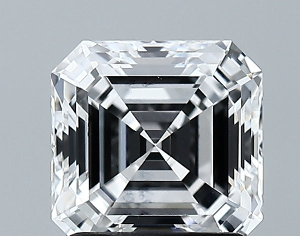 Lab-Grown 1.63 Carat Asscher Cut Diamond color D Clarity VVS1 With GIA Certificate, precious stones, engagement diamonds