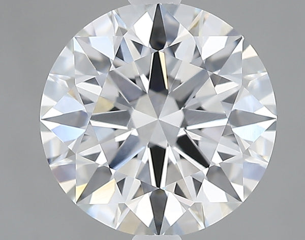 Lab-Grown 2.57 Carat Round Brilliant Diamond color E Clarity VVS2, precious stones, engagement diamonds