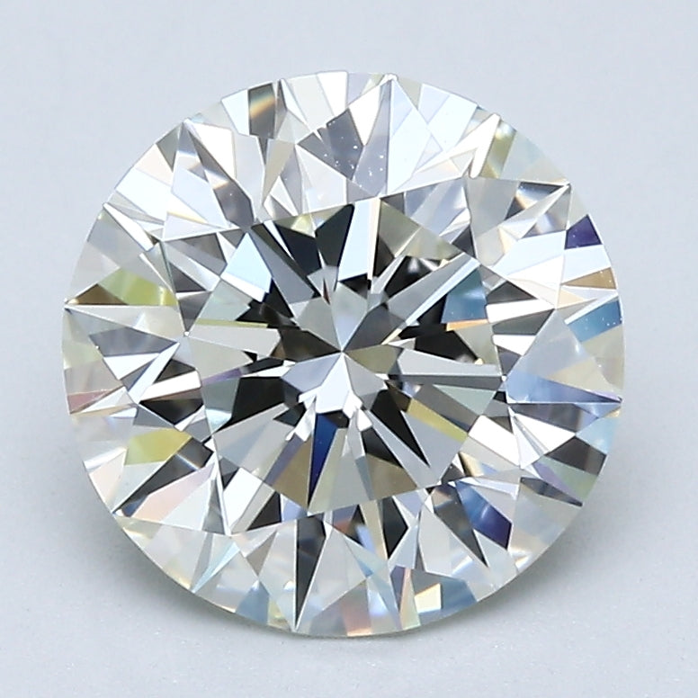 2.56 Ct Round Brilliant Diamond Loose K-VVS2 with GIA Certificate, natural diamonds, precious stones, engagement diamonds