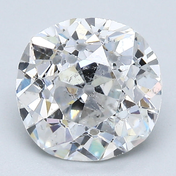 2.34 Carat Old European Cut Vintage Natural Mined Diamond F Color I1 Clarity With GIA Certificate, natural diamonds, precious stones, engagement diamonds