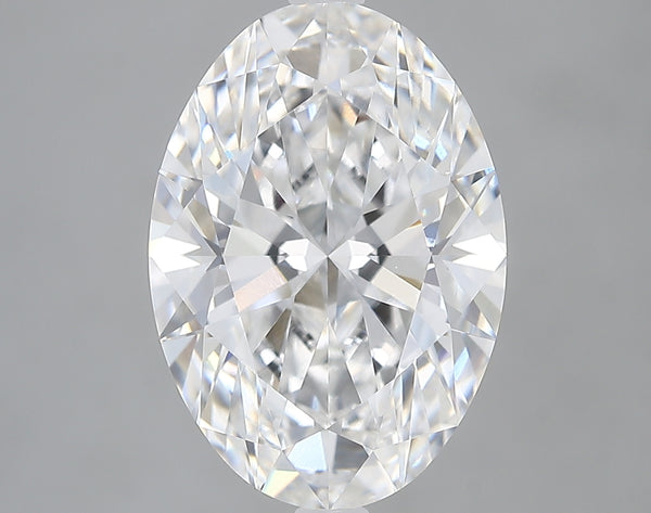 Lab-Grown 4.09 Carat Oval Shape Diamond color D Clarity VVS2, precious stones, engagement diamonds