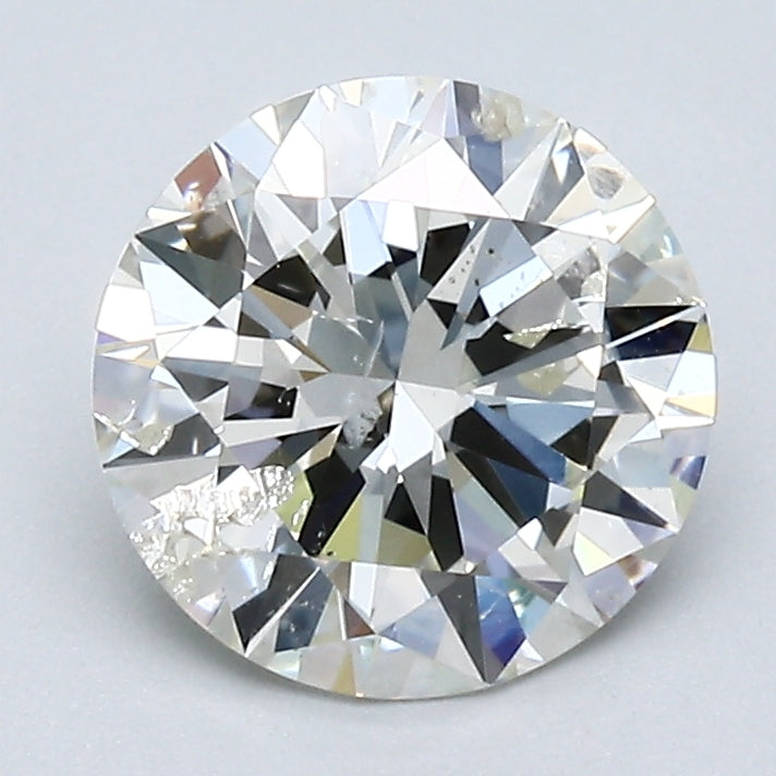 1.87 Carat Round Brilliant Natural Mined Diamond J Color I1 Clarity With GIA Certificate, natural diamonds, precious stones, engagement diamonds