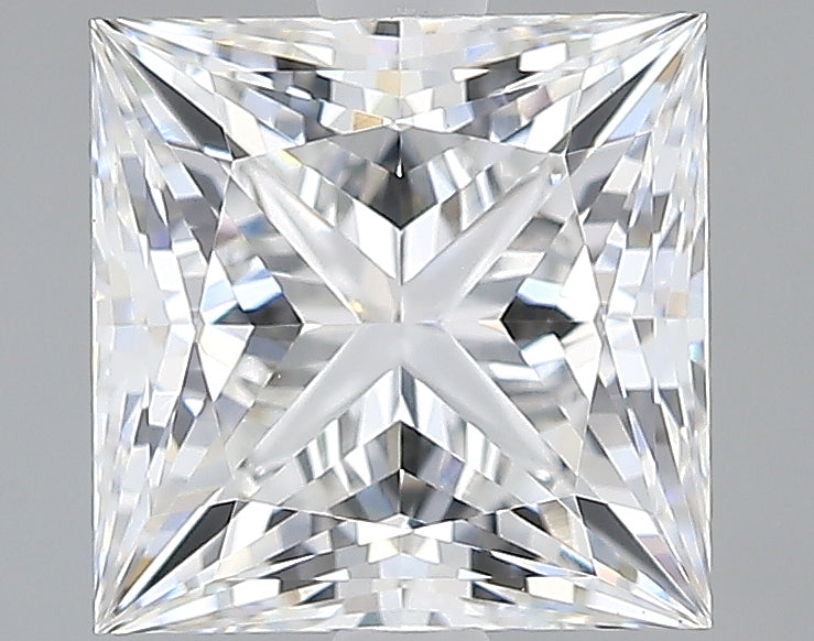 Lab-Grown 2.25 Carat Princess Cut Diamond color E Clarity VVS2, precious stones, engagement diamonds