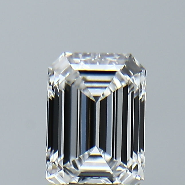 Lab-Grown 1.23 Carat Emerald Cut Diamond color D Clarity VVS2, precious stones, engagement diamonds