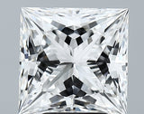 Lab-Grown 4.34 Carat Princess Cut Diamond color E Clarity VVS2 With GIA Certificate, precious stones, engagement diamonds