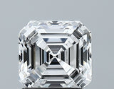 Lab-Grown 1.30 Carat Asscher Cut Diamond color E Clarity VVS1 With GIA Certificate, precious stones, engagement diamonds