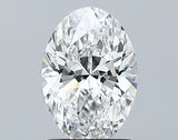 Lab-Grown 1.23 Carat Oval Shape Diamond color D Clarity VS2 With GIA Certificate, precious stones, engagement diamonds