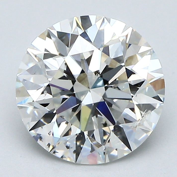 2.55 Carat Round Brilliant Natural Mined Diamond G Color SI2 Clarity With GIA Certificate, natural diamonds, precious stones, engagement diamonds