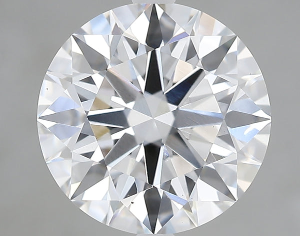 Lab-Grown 3.71 Carat Round Brilliant Diamond color D Clarity VS2, precious stones, engagement diamonds