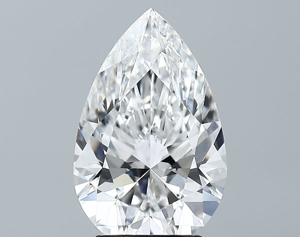 Lab-Grown 3.20 Carat Pear Shape Diamond color E Clarity VS1 With GIA Certificate, precious stones, engagement diamonds