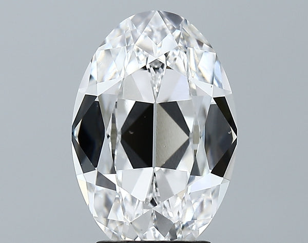 Lab-Grown 3.63 Carat Antique Oval Shape Diamond color E Clarity VS1 With GIA Certificate, precious stones, engagement diamonds