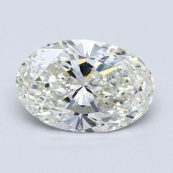 3.32 Carat Oval Shape Natural Mined Diamond J Color SI1 Clarity With GIA Certificate, natural diamonds, precious stones, engagement diamonds
