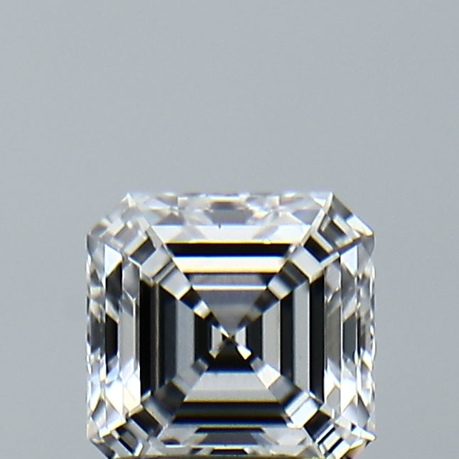 Lab-Grown 1.25 Carat Asscher Cut Diamond color E Clarity VS1, precious stones, engagement diamonds