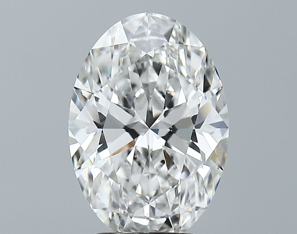Lab-Grown 2.95 Carat Oval Shape Diamond color E Clarity VVS2, precious stones, engagement diamonds