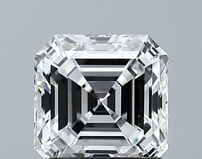 Lab-Grown 1.50 Carat Asscher Cut Diamond color D Clarity VS2 With GIA Certificate, precious stones, engagement diamonds