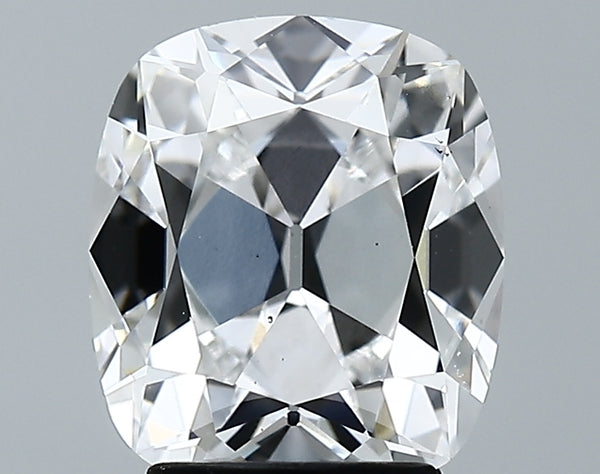 Lab-Grown 3.10 Carat Antique Cushion Cut Diamond color E Clarity VS2 With GIA Certificate, precious stones, engagement diamonds