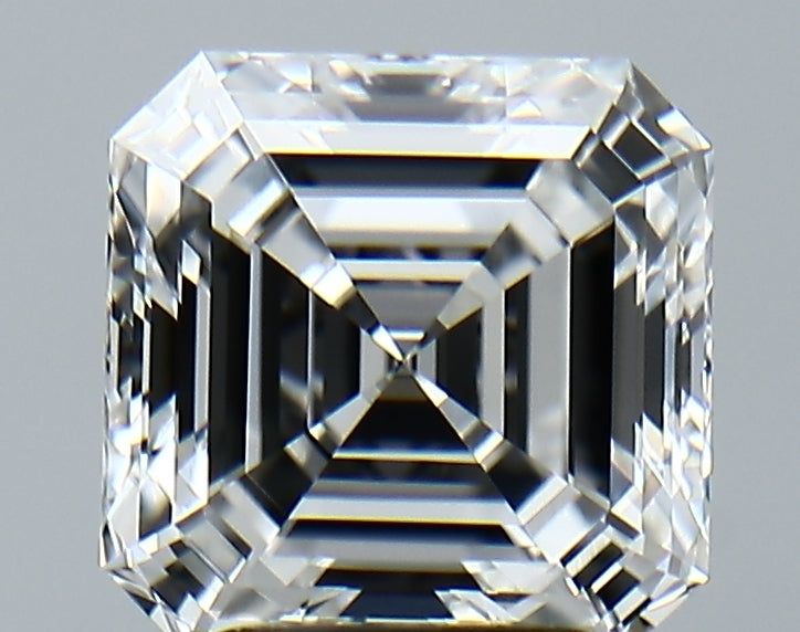 Lab-Grown 3.10 Carat Asscher Cut Diamond color E Clarity VVS2, precious stones, engagement diamonds
