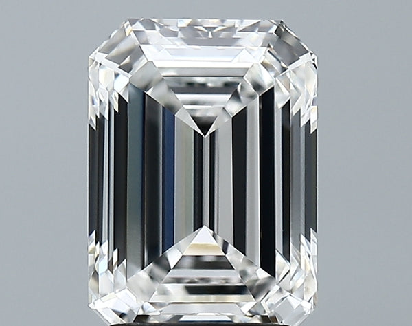 Lab-Grown 3.08 Carat Emerald Cut Diamond color E Clarity VVS1, precious stones, engagement diamonds