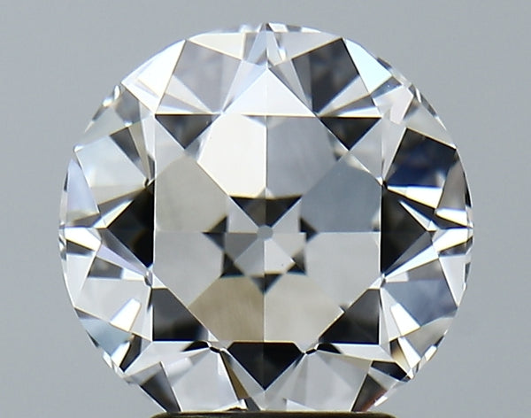 Lab-Grown 3.09 Carat Old European Cut Diamond color E Clarity VVS2, precious stones, engagement diamonds