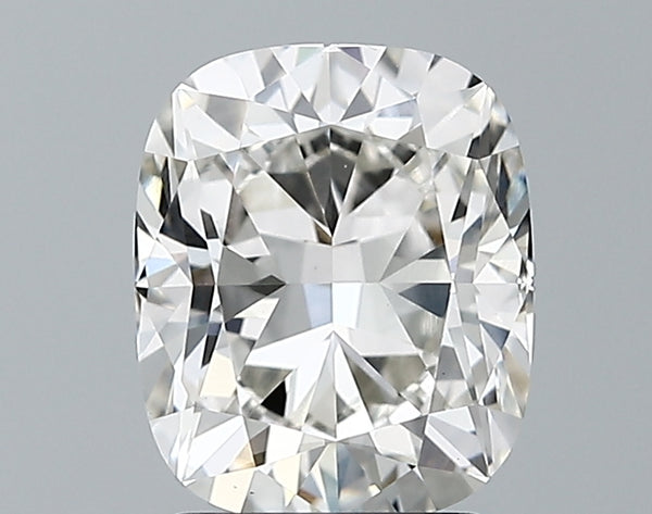 Lab-Grown 2.03 Carat Cushion Modified Brilliant Cut Diamond color H Clarity VS1 With GIA Certificate, precious stones, engagement diamonds