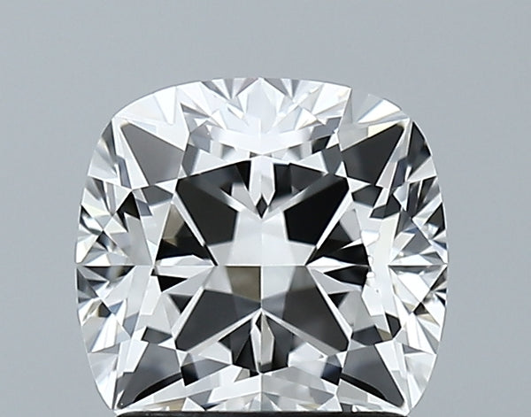 Lab-Grown 1.71 Carat Square Cushion Cut Diamond color E Clarity VVS2 With GIA Certificate, precious stones, engagement diamonds