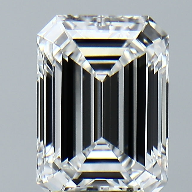 Lab-Grown 2.55 Carat Emerald Cut Diamond color E Clarity VVS1, precious stones, engagement diamonds