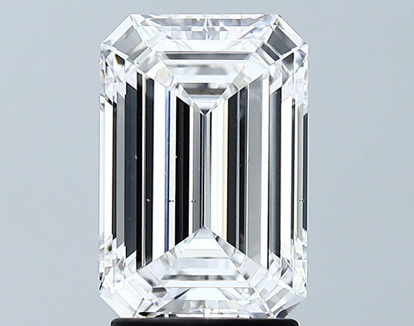 Lab-Grown 2.52 Carat Emerald Cut Diamond color E Clarity VS2 With GIA Certificate, precious stones, engagement diamonds