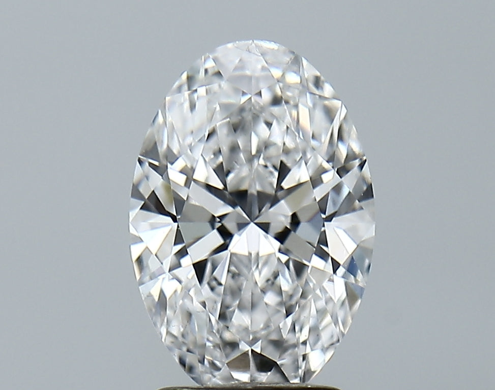 Lab-Grown 2.16 Carat Oval Shape Diamond color D Clarity VS2, precious stones, engagement diamonds
