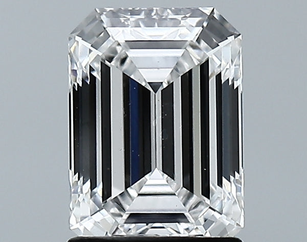 Lab-Grown 1.65 Carat Emerald Cut Diamond color E Clarity VS1 With GIA Certificate, precious stones, engagement diamonds