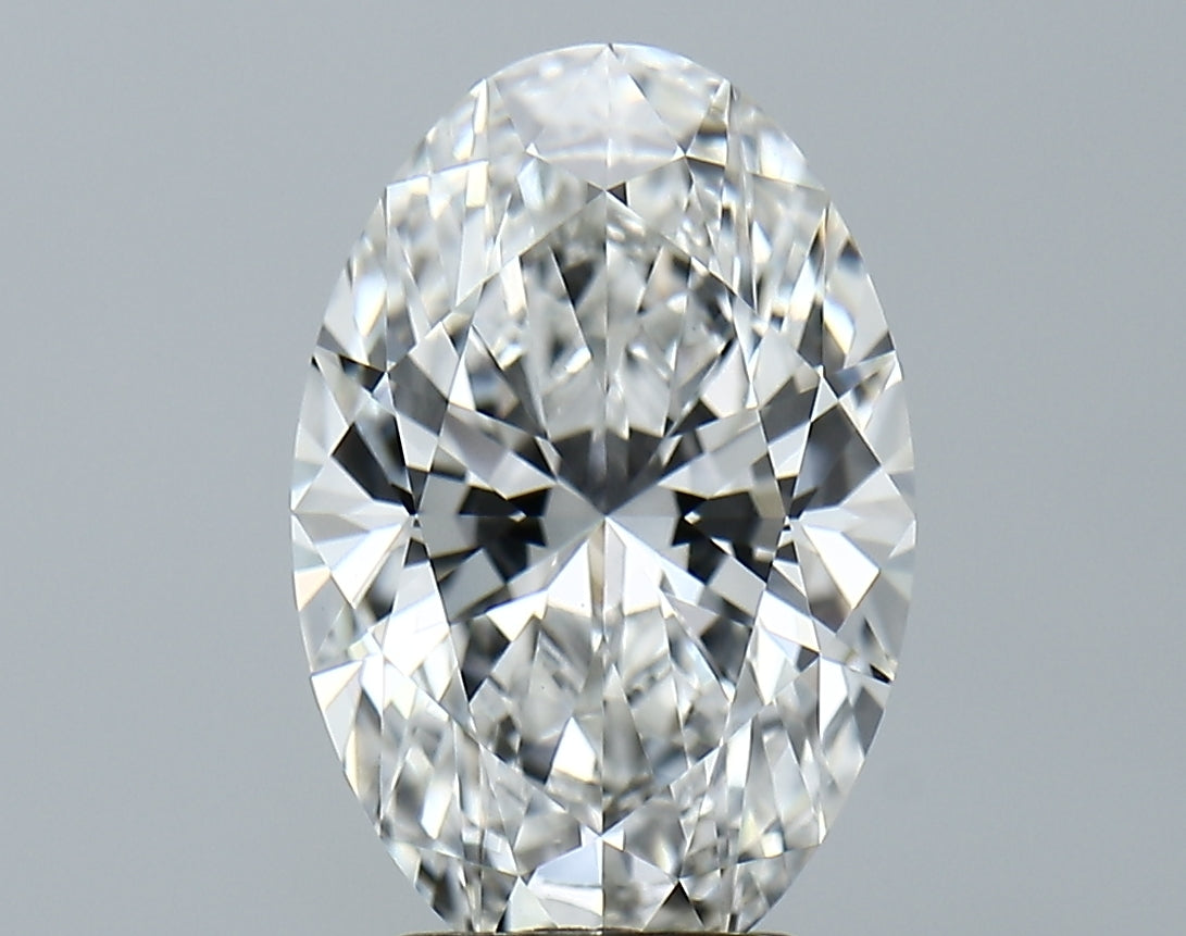 Lab-Grown 3.65 Carat Oval Shape Diamond color E Clarity VVS2, precious stones, engagement diamonds