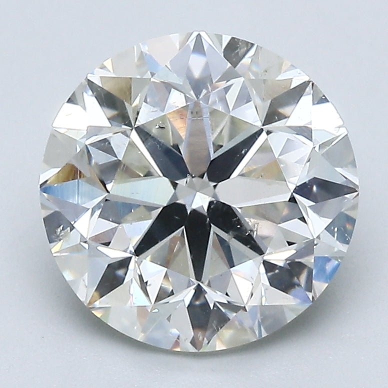 3.01 Carat Round Brilliant Natural Mined Diamond J Color SI2 Clarity With GIA Certificate, natural diamonds, precious stones, engagement diamonds