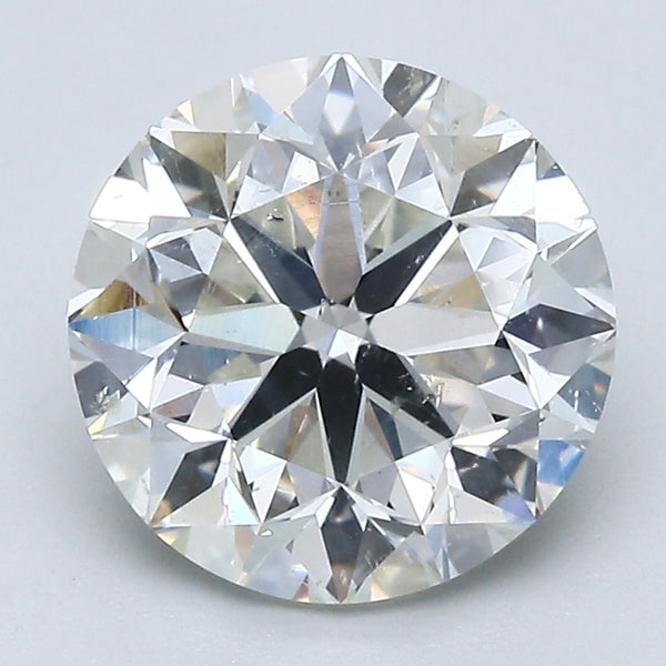 3.01 Carat Round Brilliant Natural Mined Diamond J Color SI2 Clarity With GIA Certificate, natural diamonds, precious stones, engagement diamonds