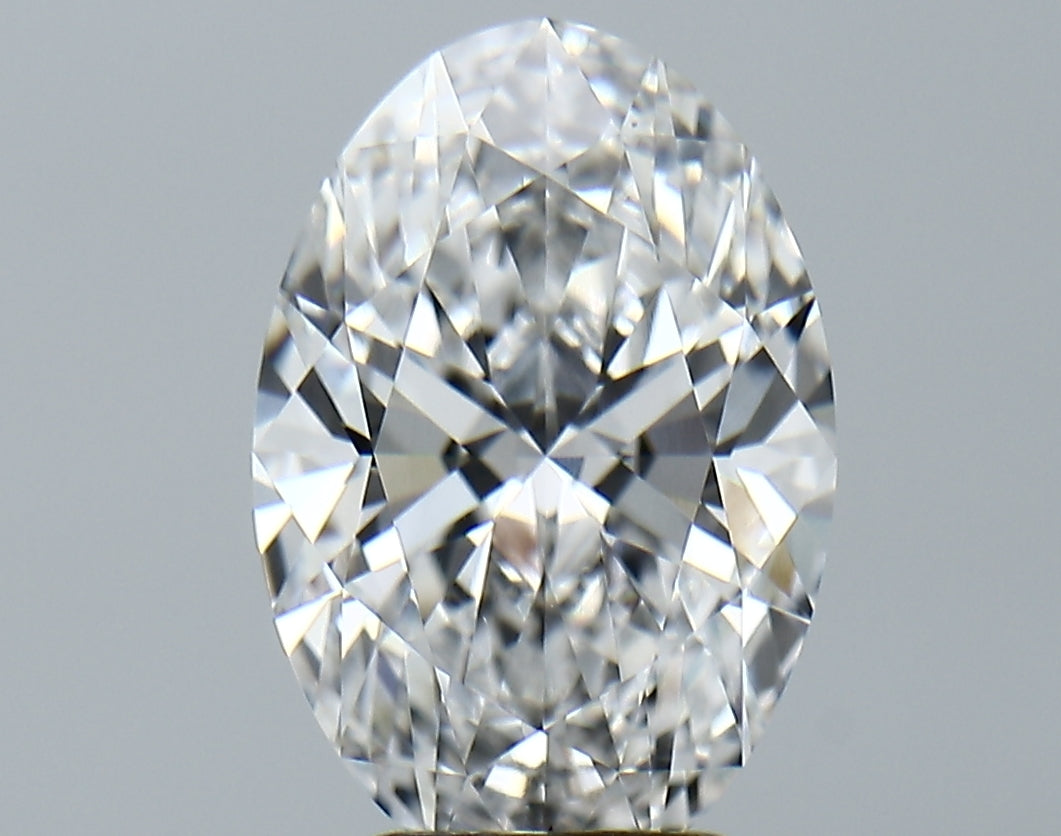 Lab-Grown 3.85 Carat Oval Shape Diamond color D Clarity VS1, precious stones, engagement diamonds