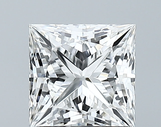 Lab-Grown 1.44 Carat Princess Cut Diamond color E Clarity VS1 With GIA Certificate, precious stones, engagement diamonds