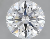 Lab-Grown 1.55 Carat Round Brilliant Diamond color E Clarity VVS2, precious stones, engagement diamonds