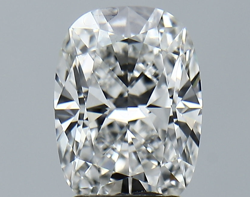 Lab-Grown 2.57 Carat Cushion Brilliant Diamond color E Clarity VVS2, precious stones, engagement diamonds