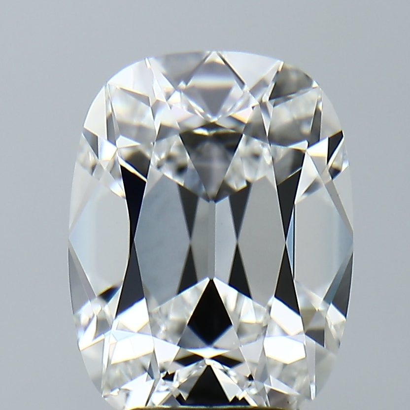 Lab-Grown 4.24 Carat Antique Cushion Cut Diamond color E Clarity VVS2, precious stones, engagement diamonds