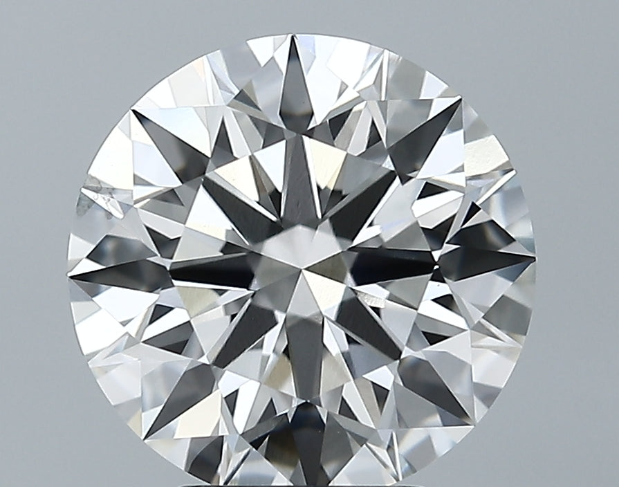 Lab-Grown 4.10 Carat Round Brilliant Diamond color G Clarity VS2 With GIA Certificate, precious stones, engagement diamonds