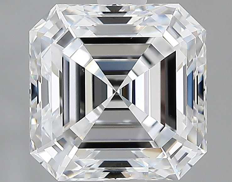 Lab-Grown 2.08 Carat Asscher Cut Diamond color D Clarity VS1, precious stones, engagement diamonds
