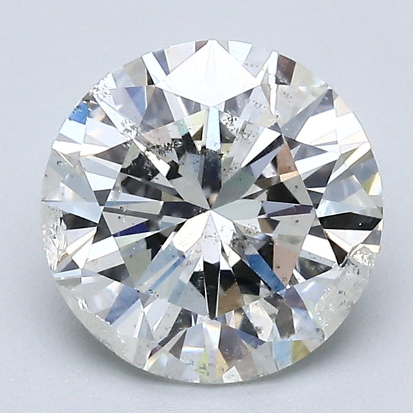 2.27 Carat Round Brilliant Diamond color I Clarity I1, natural diamonds, precious stones, engagement diamonds