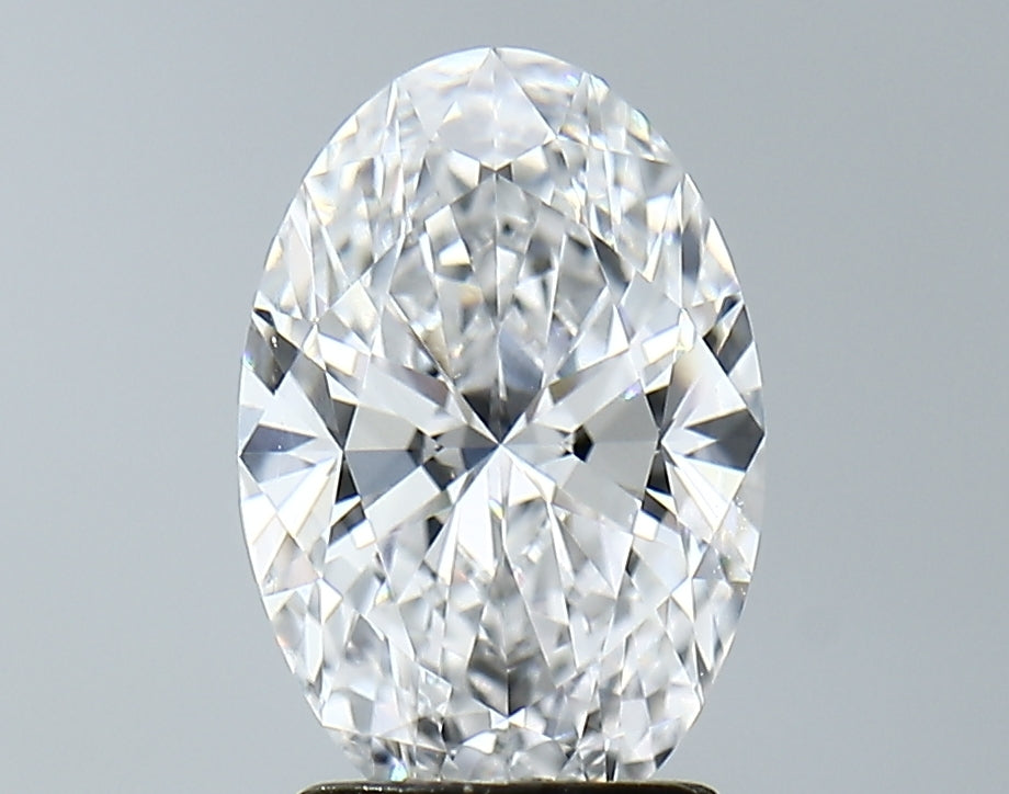 Lab-Grown 2.10 Carat Oval Shape Diamond color D Clarity VVS2 With GIA Certificate, precious stones, engagement diamonds