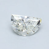 0.46 Carat Half Moon Shape Diamond color J Clarity SI1, natural diamonds, precious stones, engagement diamonds