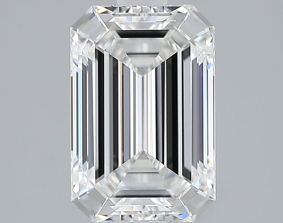 Lab-Grown 2.03 Carat Emerald Cut Diamond color E Clarity VVS2, precious stones, engagement diamonds