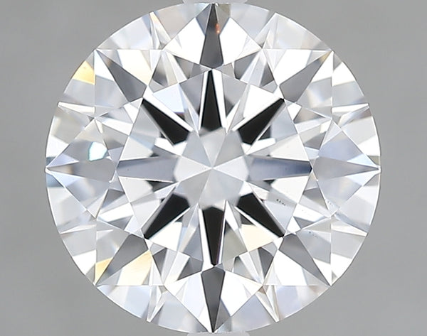 Lab-Grown 2.71 Carat Round Brilliant Diamond color D Clarity VS1, precious stones, engagement diamonds