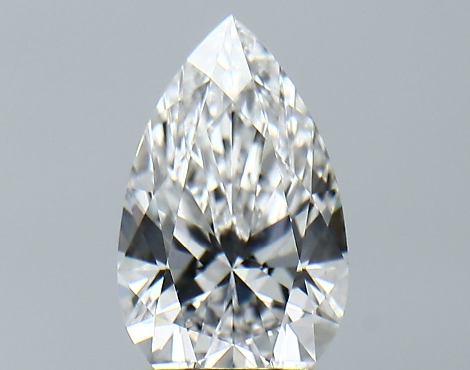 Lab-Grown 2.02 Carat Pear Shape Diamond color F Clarity VS1, precious stones, engagement diamonds